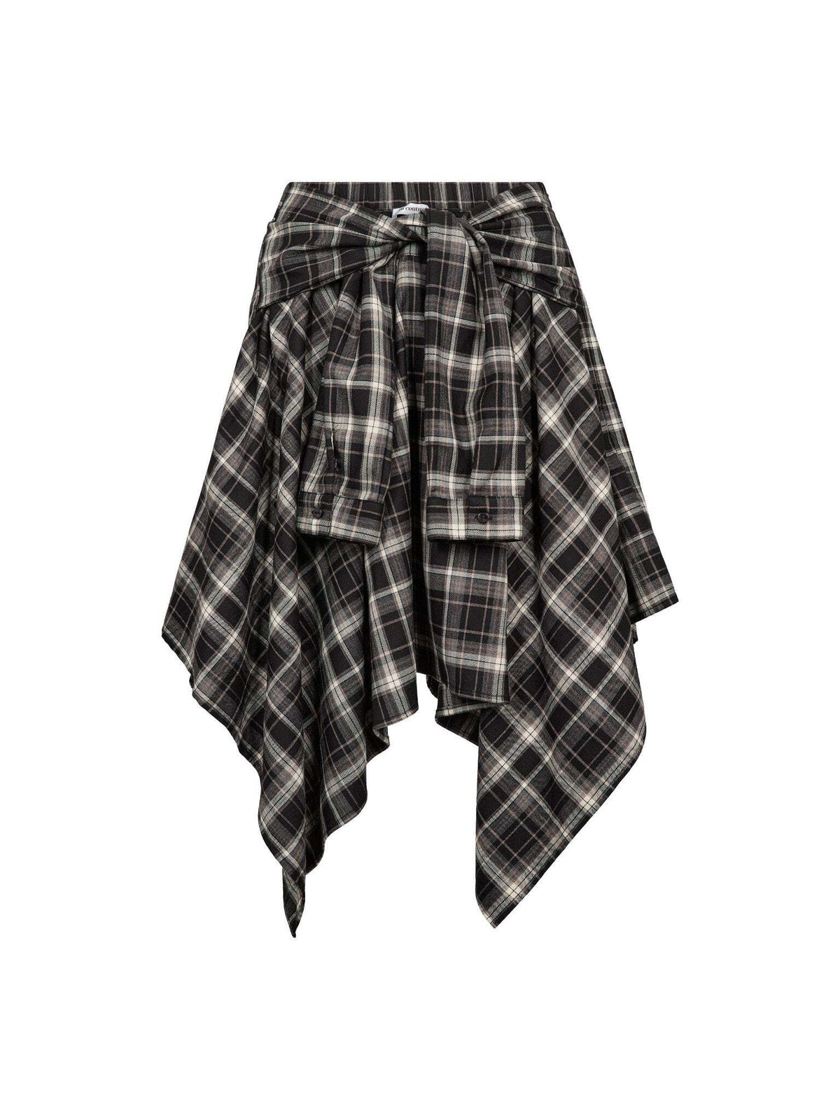 DagnyCC Check Tie Skirt