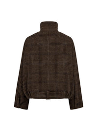 OlvaCC Check Balloon Jacket