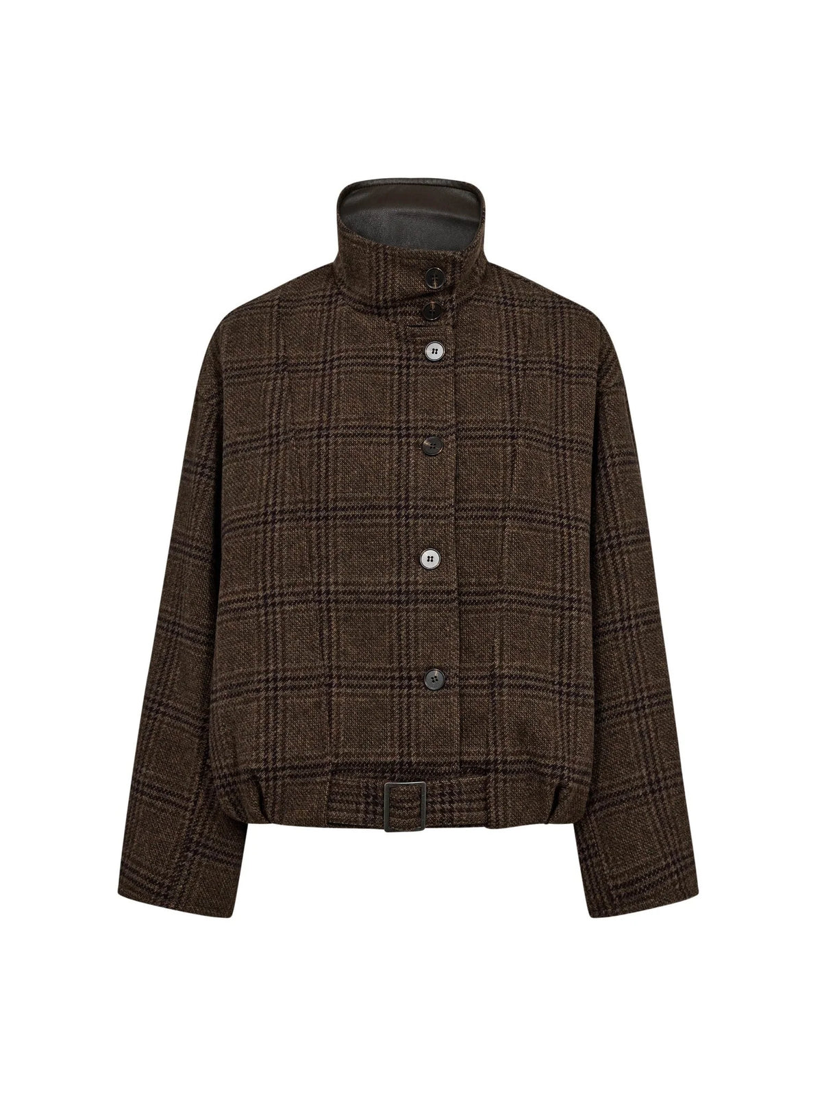 OlvaCC Check Balloon Jacket