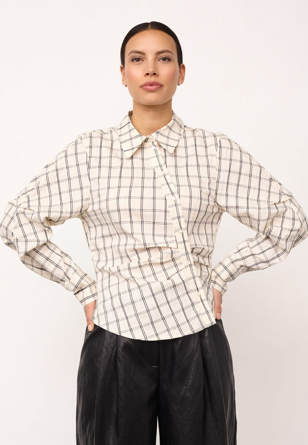 BisoCC Asym Check Shirt