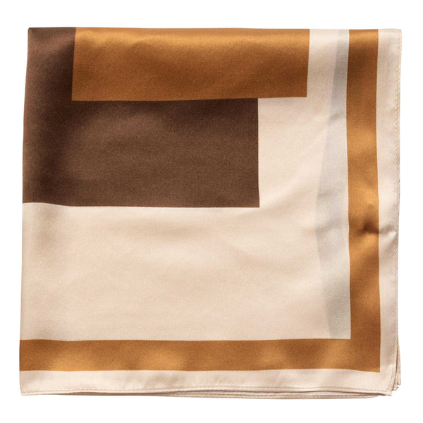 ShilaCC Silk Block Scarf