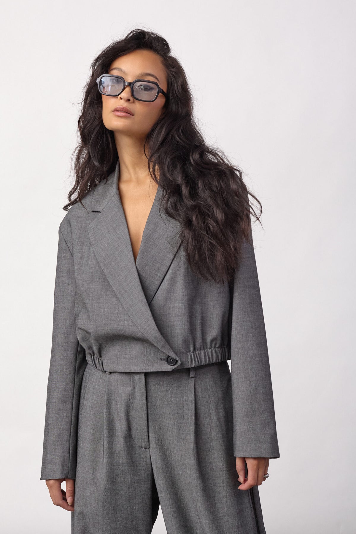 JackyCC Crop Blazer