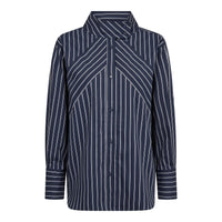 SomoCC Stripe Funnel Neck Shirt