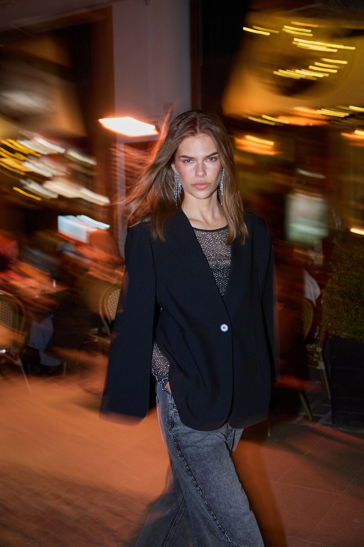 VolaCC Cape Button Blazer