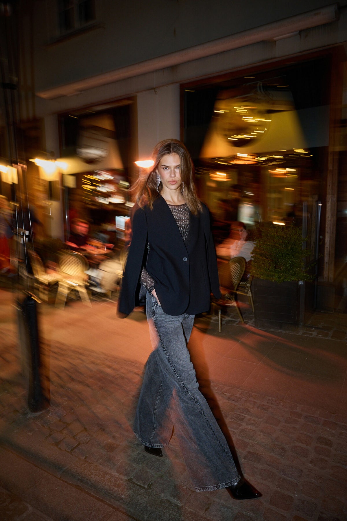 VolaCC Cape Button Blazer