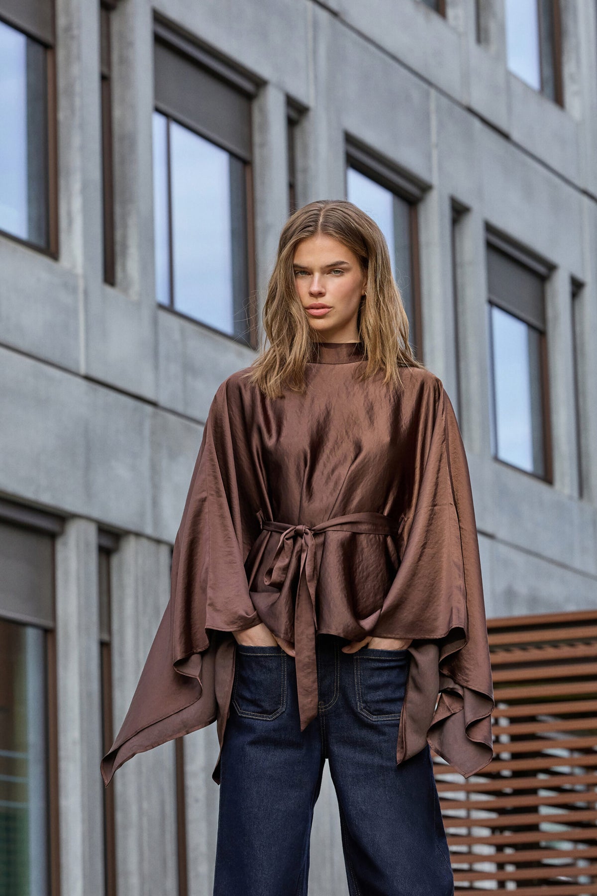 IdunCC Poncho Blouse