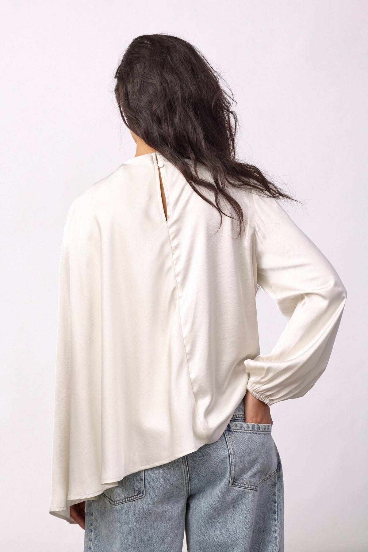 IdunCC Cape LS Blouse