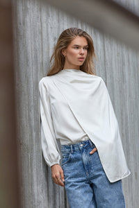 IdunCC Cape LS Blouse