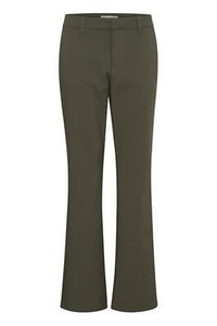 PZBINDY HW Pant Wide Leg - Groen