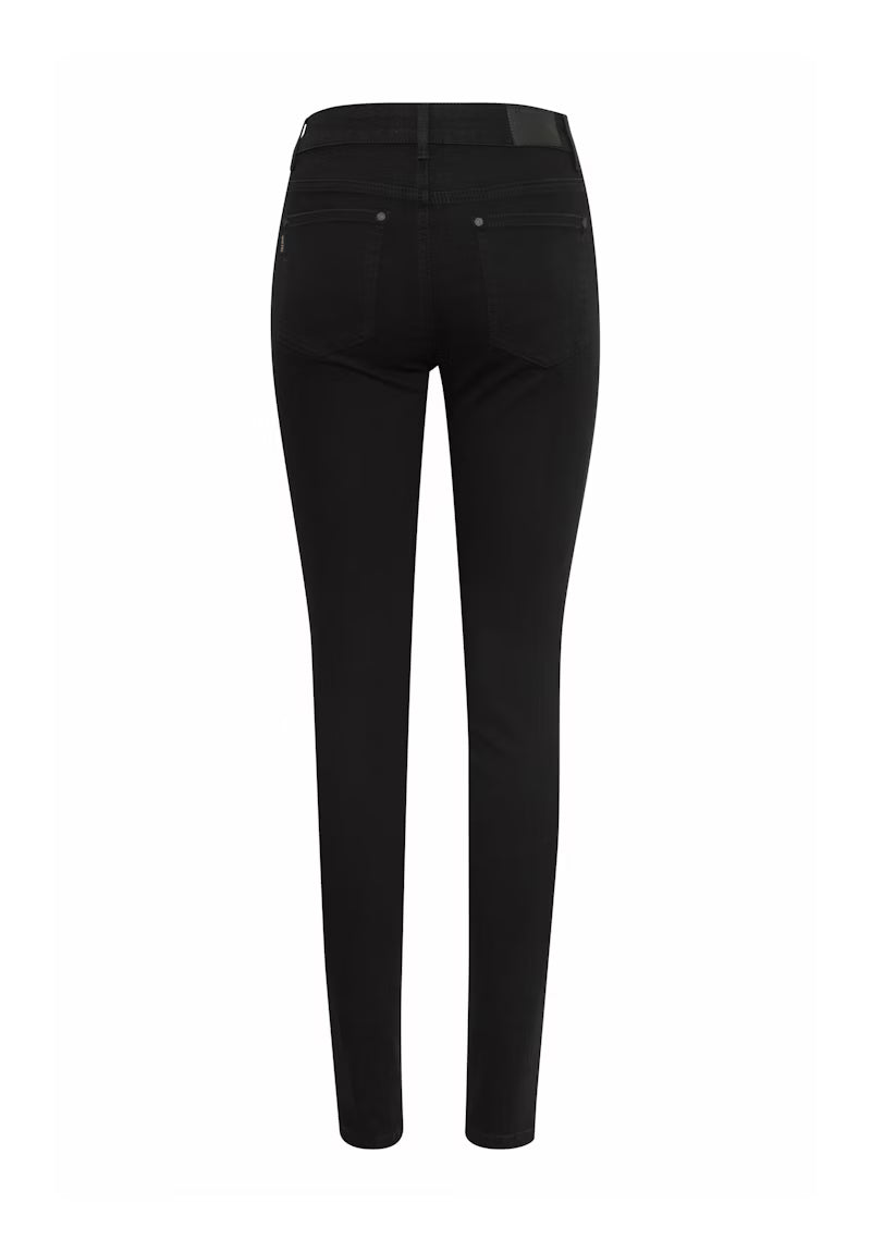 PZEMMELINA HW Jeans Skinny Leg - Zwart