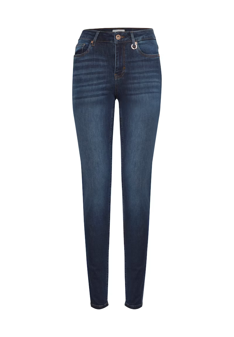 PZEMMELINA HW Jeans Skinny Leg - Blauw