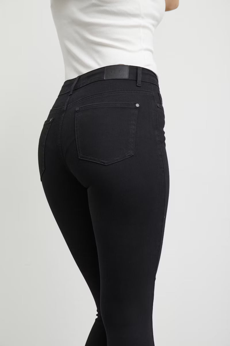 PZEMMELINA HW Jeans Skinny Leg - Zwart