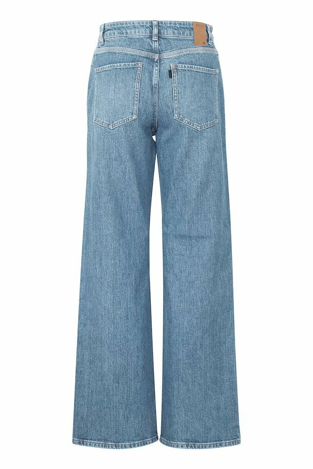 PZVEGA HW Jeans Wide Leg - Blauw