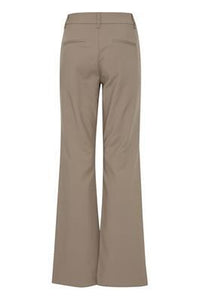 PZBINDY HW Pants bootcut leg - Beige
