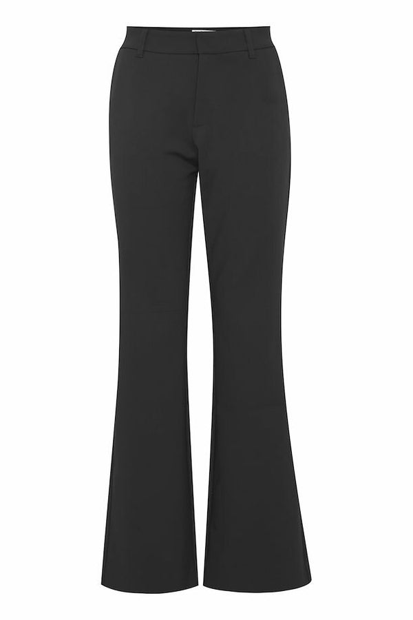 PZBINDY HW Pants Bootcut Leg - Zwart