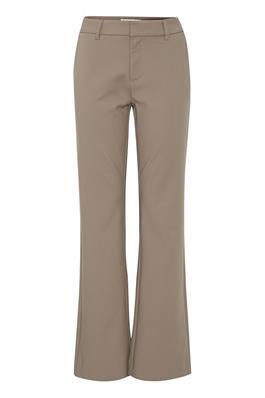 PZBINDY HW Pants bootcut leg - Beige