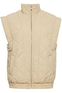 PZAYA Waistcoat - Zand
