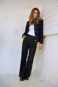 PZMAEVE UHW Jeans Wide Leg - Blauw