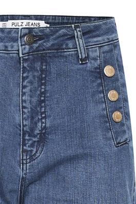 PZMAEVE UHW Jeans Wide Leg - Blauw