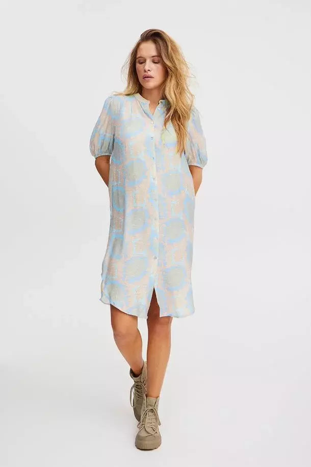 PZDANIELLA SS Dress - Blauw