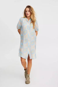 PZDANIELLA SS Dress - Blauw