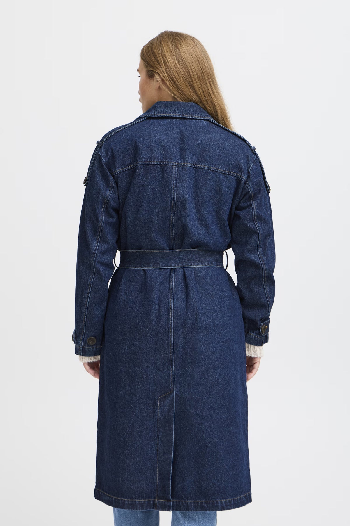 PZHILLARY Trenchcoat Outerwear - Blauw