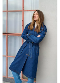 PZHILLARY Trenchcoat Outerwear - Blauw