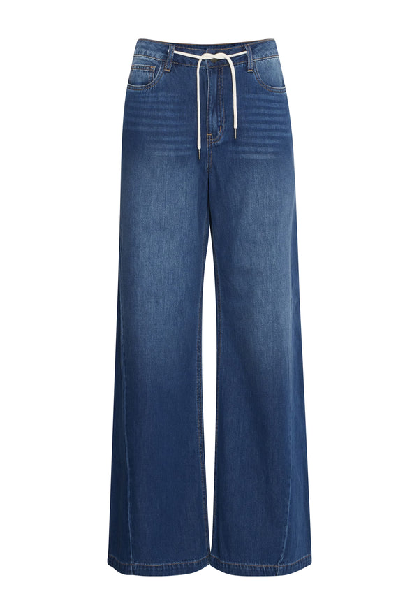 PZINGRID HW Jeans Wide Leg - Blauw