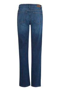 PZJOYY HW Jeans Straight Leg - Blauw