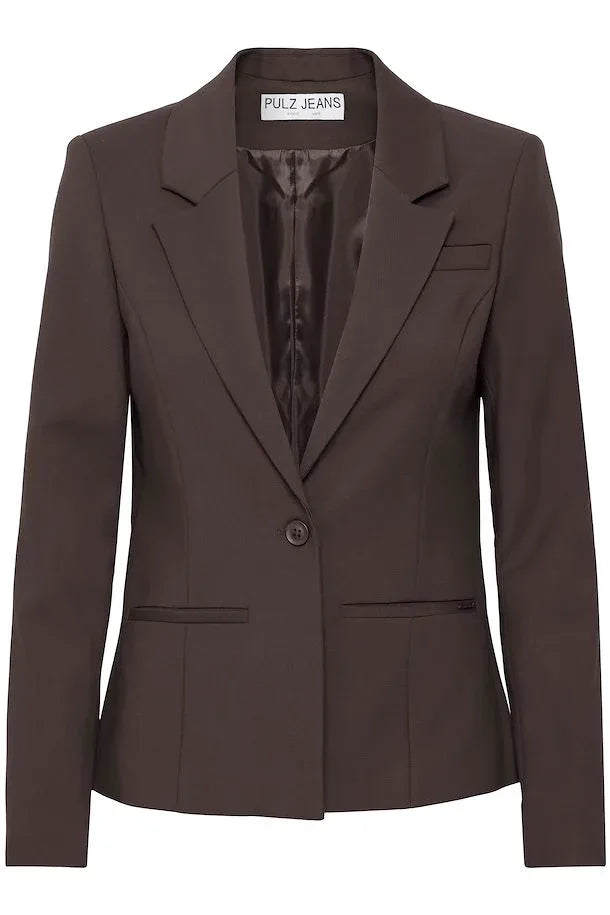 PZBINDY Short Blazer - Grijs