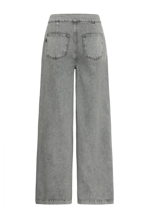 PZVICKY UHW Jeans Wide Leg - Grijs