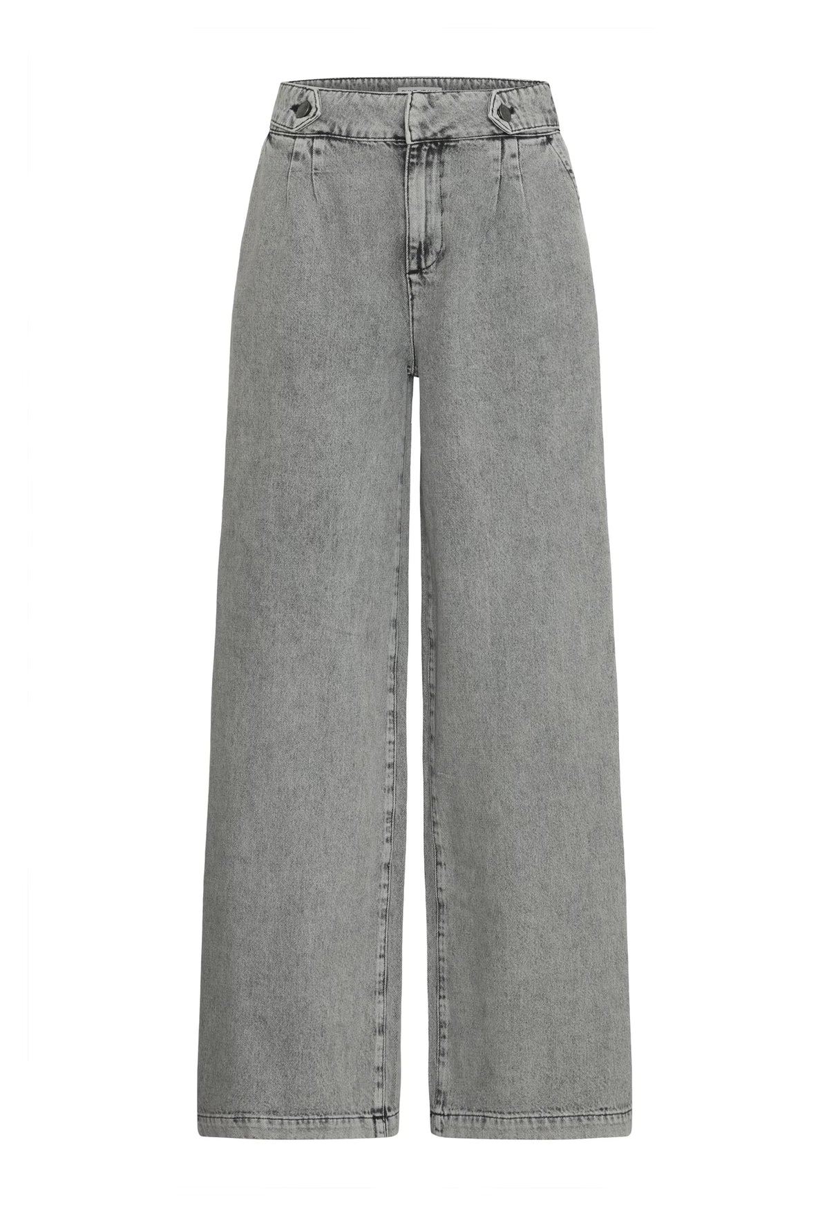 PZVICKY UHW Jeans Wide Leg - Grijs