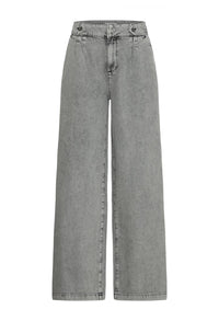 PZVICKY UHW Jeans Wide Leg - Grijs