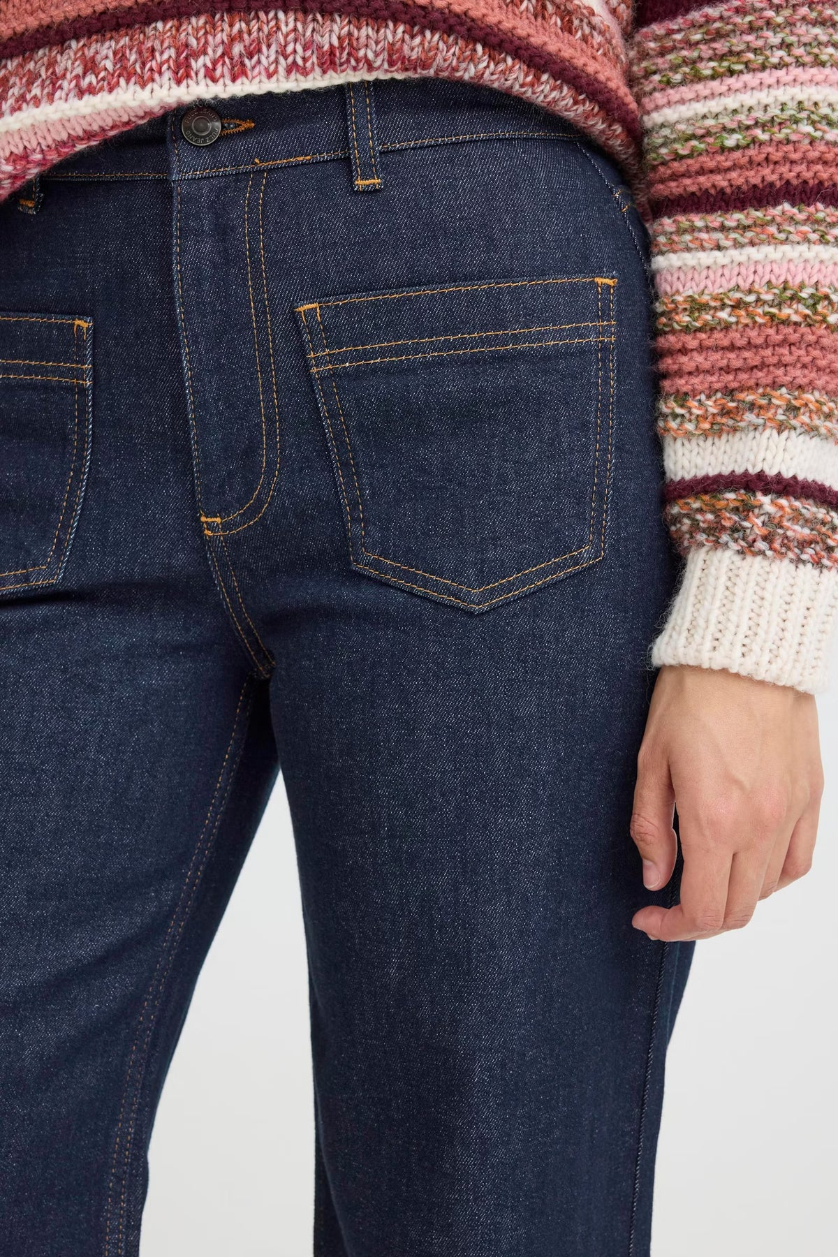 PZLIRA UHW Jeans Wide Leg - Blauw