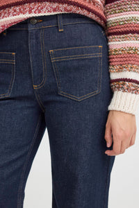 PZLIRA UHW Jeans Wide Leg - Blauw