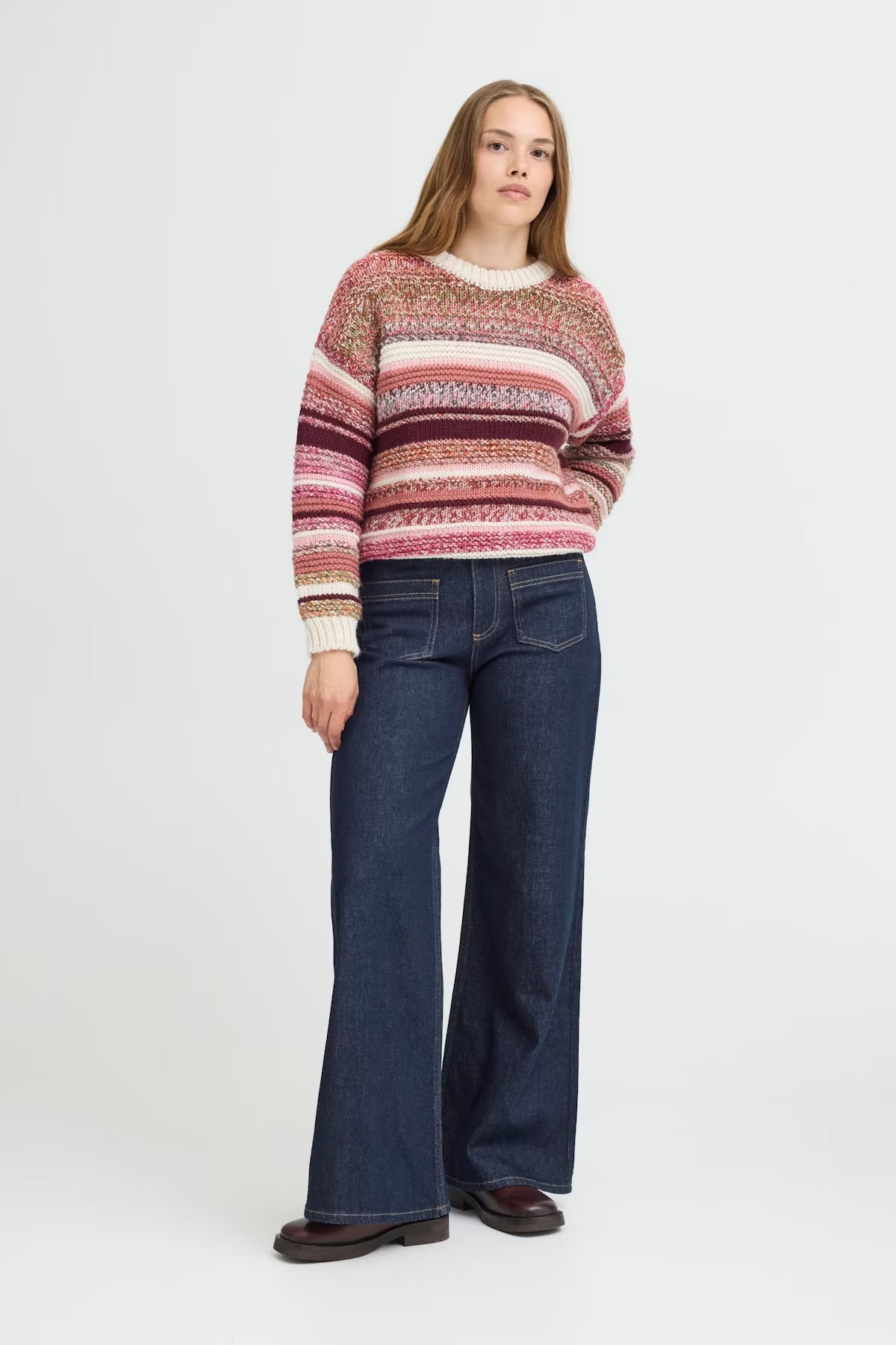 PZLIRA UHW Jeans Wide Leg - Blauw