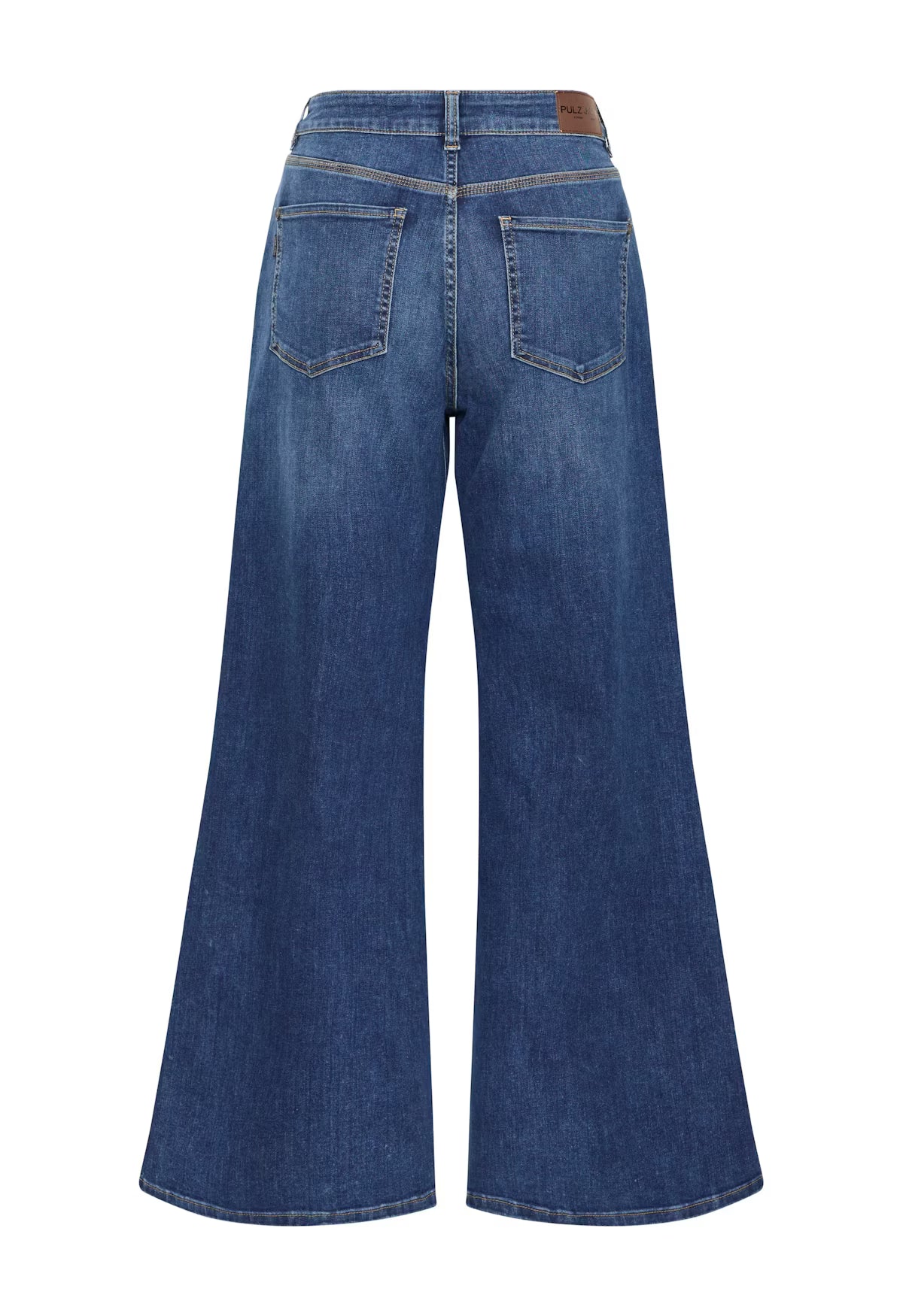 PZREBECCA UHW Wide Leg - Blauw