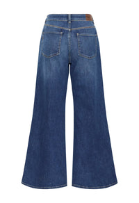 PZREBECCA UHW Wide Leg - Blauw