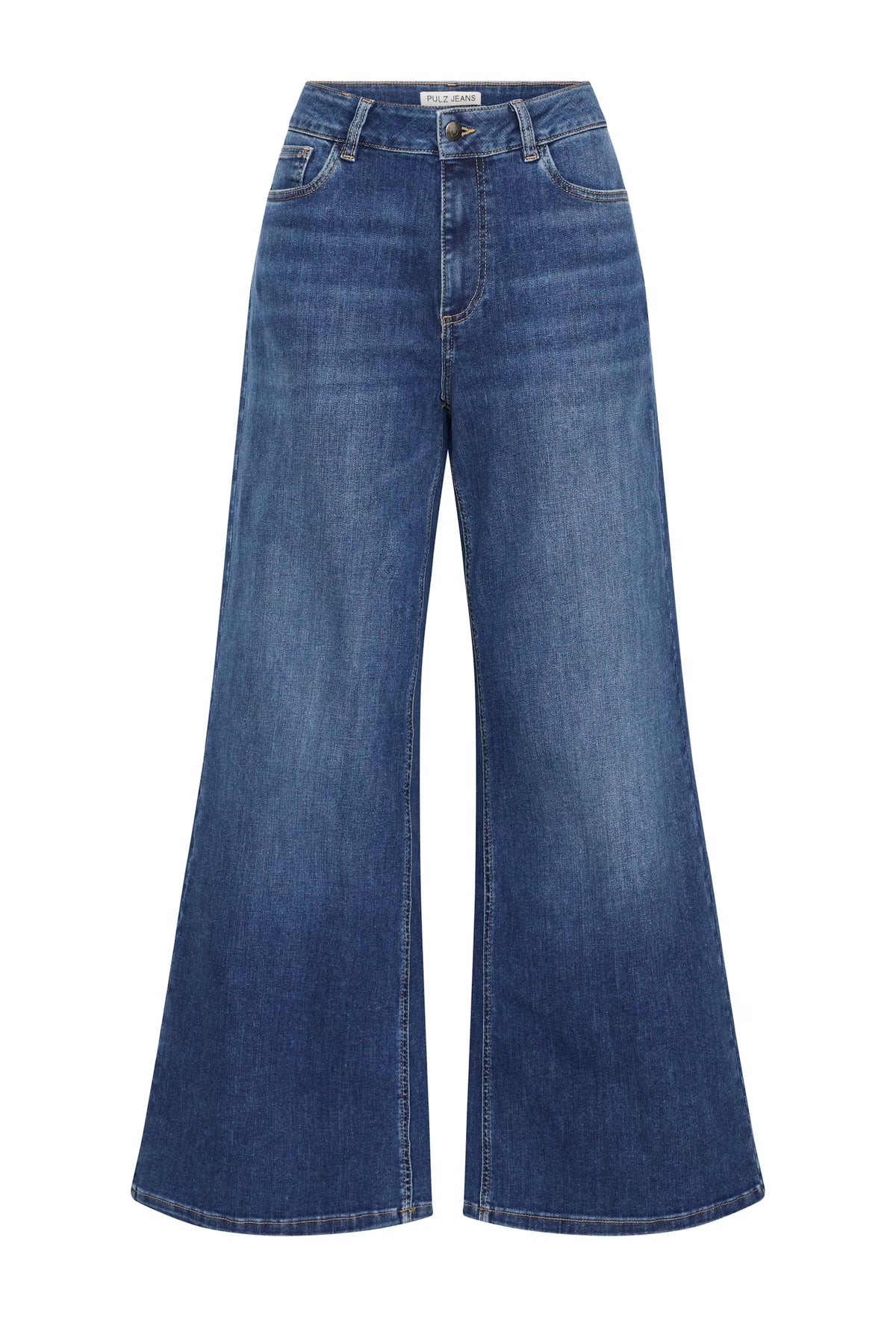 PZREBECCA UHW Wide Leg - Blauw