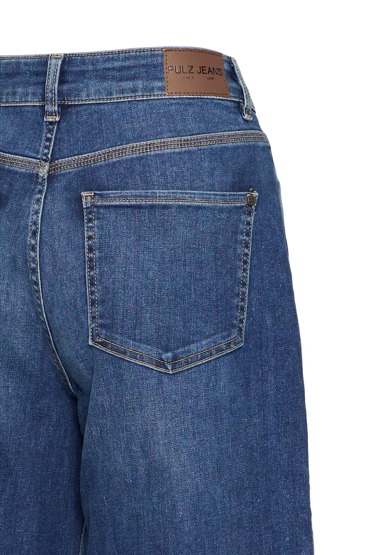 PZREBECCA UHW Wide Leg - Blauw