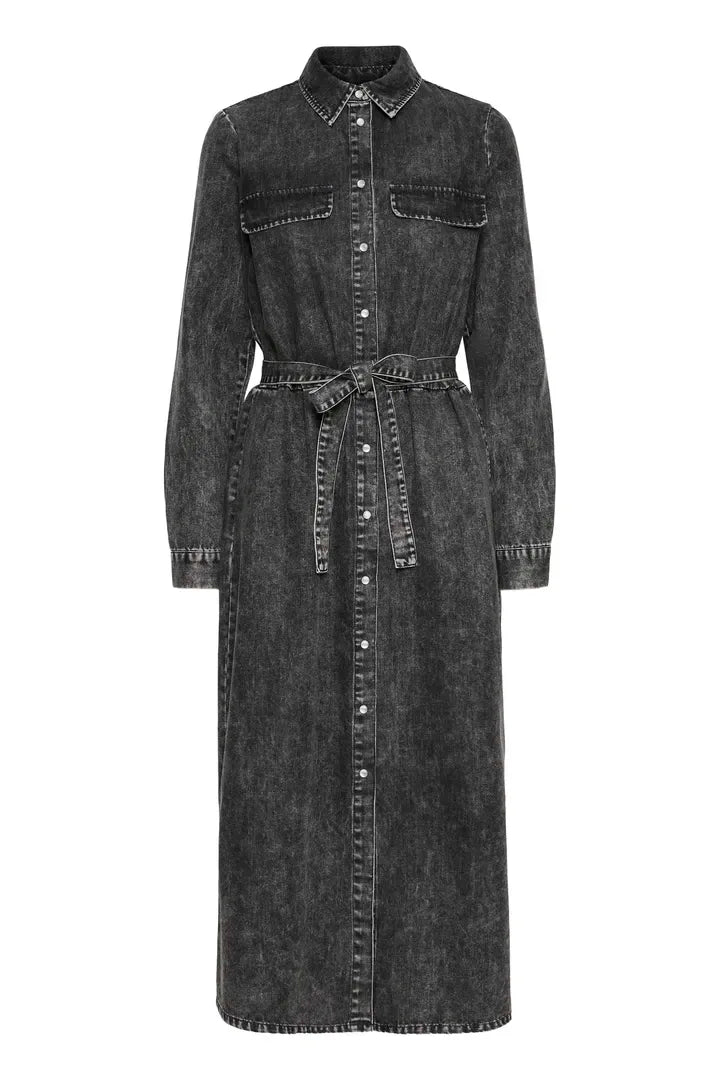 PZMALIA Shirt Dress - Zwart