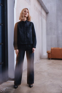 PZVEGA UHW Jeans Wide Leg - Zwart