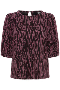 PZTHEA LS Blouse - Roze