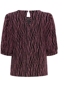 PZTHEA LS Blouse - Roze