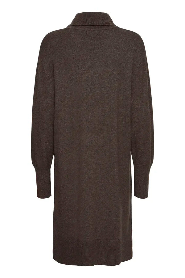 PZSTEFFI Rollneck Dress - Zwart