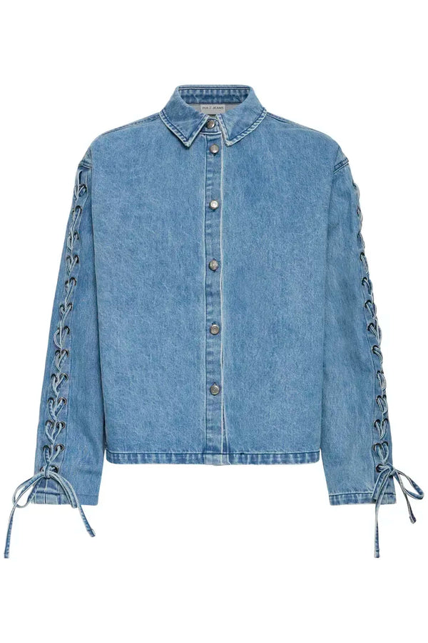 PZADALYN Shirt Jacket - Blauw