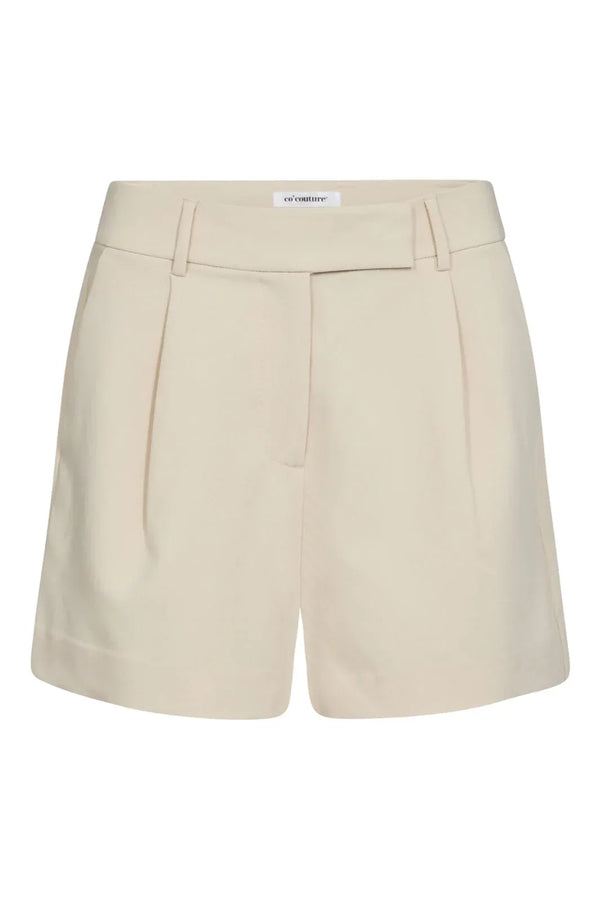 VolaCC Crop Pleat Shorts - Beige