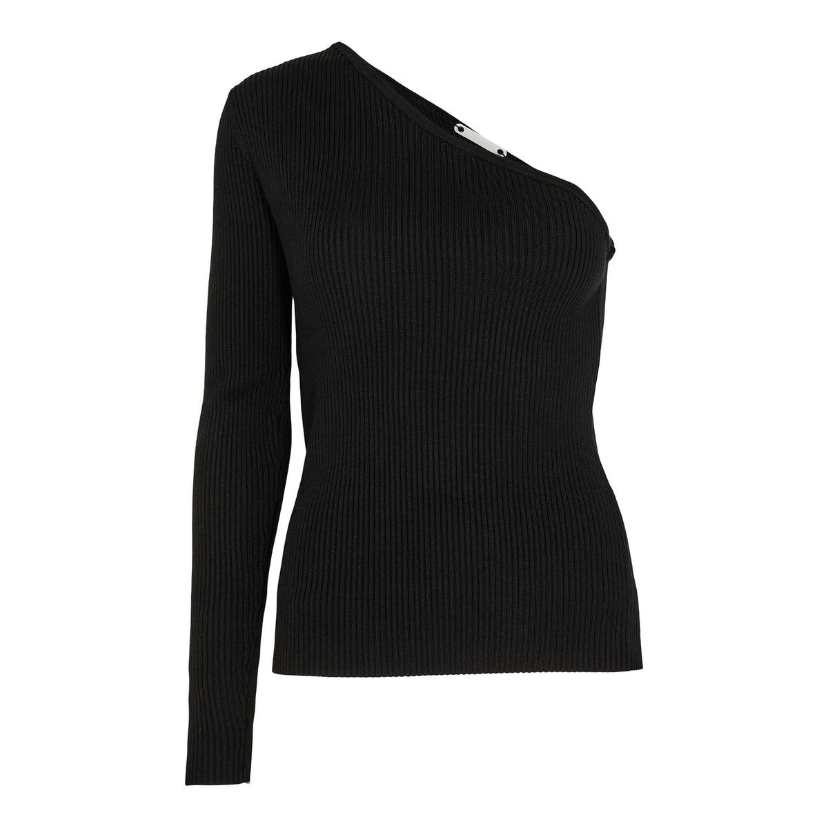 Badu Asym Rib Knit - Zwart