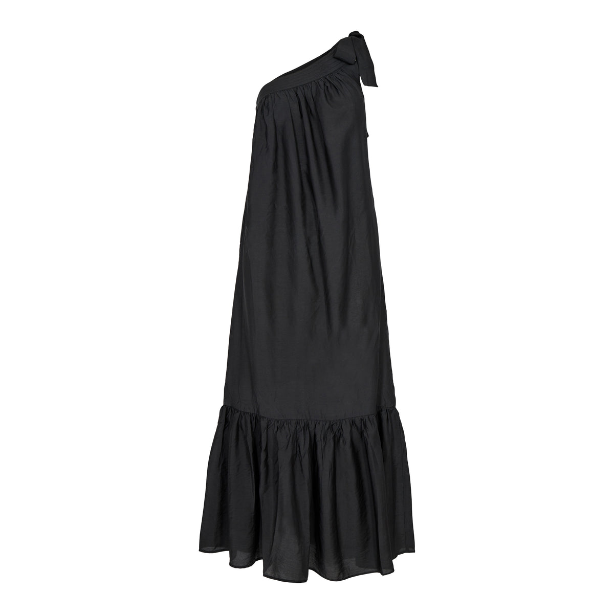 Callum Asym Dress - Zwart