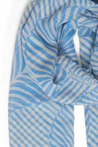 BAWELA Scarf - Blauw